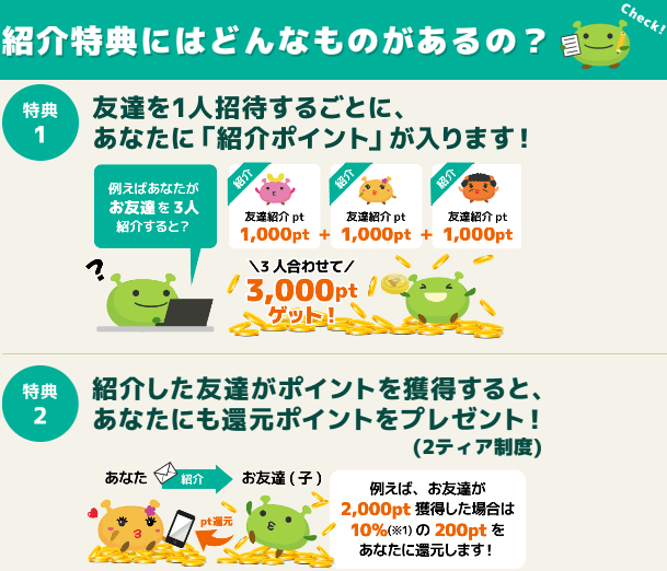 げん玉のまとめで友達紹介に関するシステムの解説その1